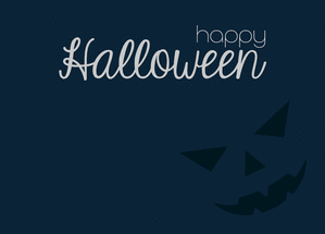 Halloween malin avec un sourire mystérieux